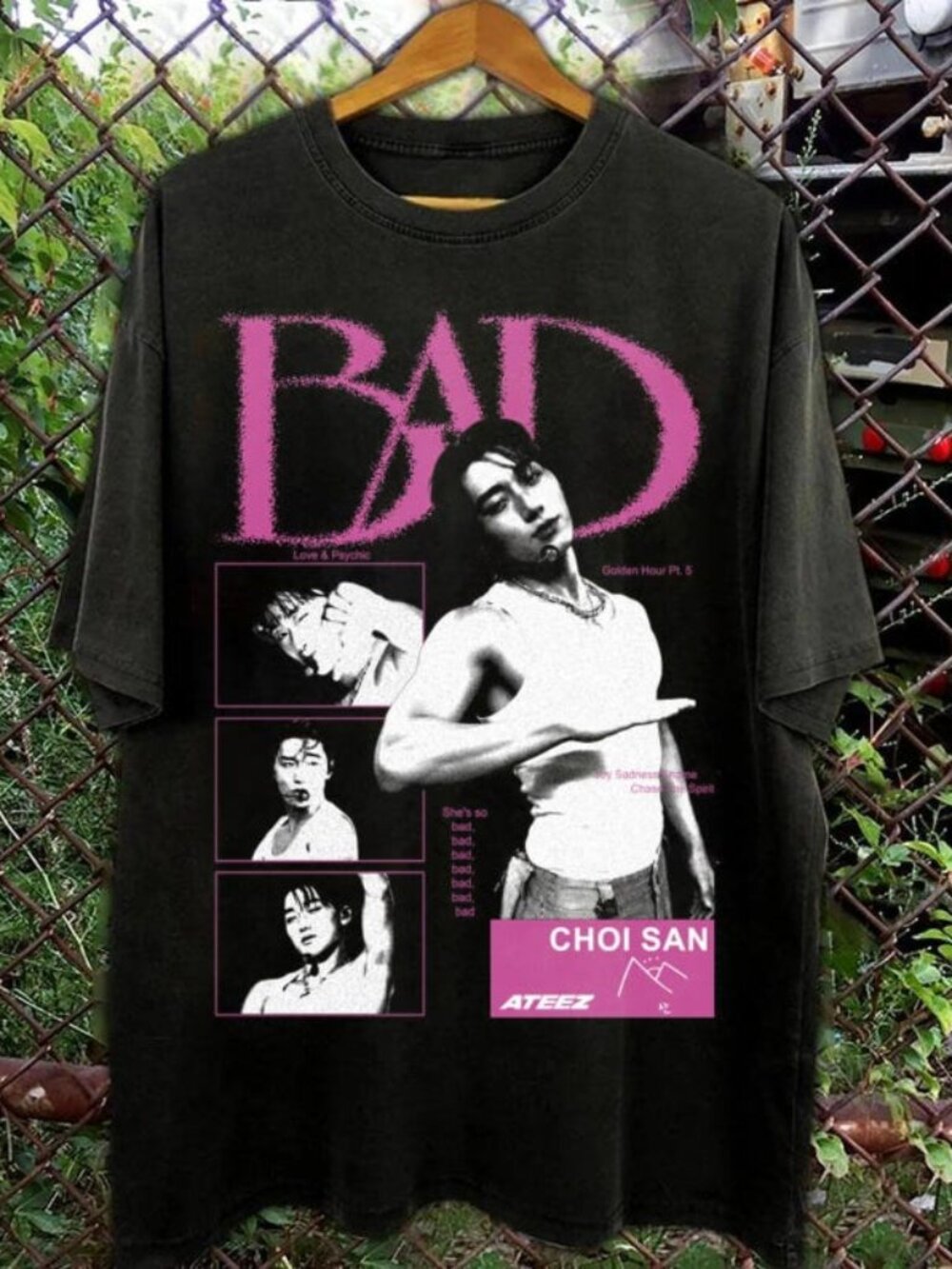 Ateez Choi San Bad Shirt, Ateez Bad Shirt
